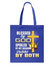 Bless By God Tote Bag tile