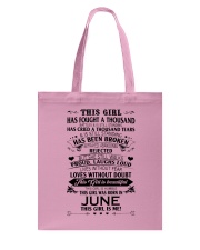 june girl Tote Bag tile
