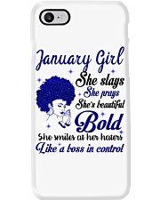 January Girl Phone Case tile