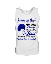 January Girl Unisex Tank tile