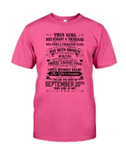 20 september this girl Classic T-Shirt front