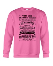 20 september this girl Crewneck Sweatshirt tile
