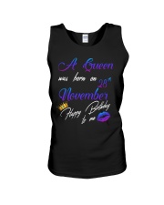november a queen28 Unisex Tank tile
