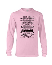 6 march this girl Long Sleeve Tee tile