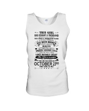 23 october this girl Unisex Tank tile