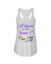 november a queen3 Ladies Flowy Tank tile