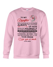 To My Daughter Crewneck Sweatshirt tile