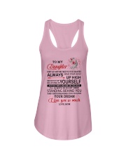 To My Daughter Ladies Flowy Tank tile