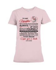 To My Daughter Premium Fit Ladies Tee tile