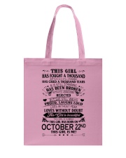 22 october this girl Tote Bag tile