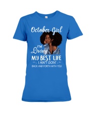 October Girl Premium Fit Ladies Tee tile