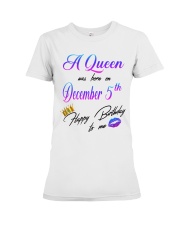 december a queen5 Premium Fit Ladies Tee tile