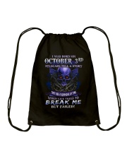 3 october break me Drawstring Bag tile