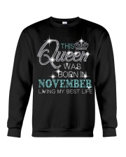 November Queen Crewneck Sweatshirt tile