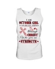 October Unisex Tank tile