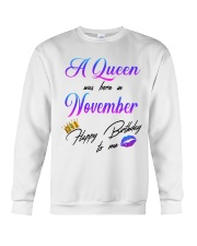 november a queen Crewneck Sweatshirt tile