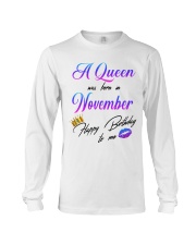 november a queen Long Sleeve Tee tile