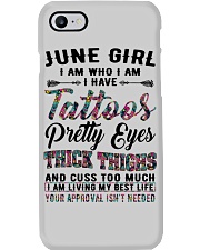 June Girl Phone Case tile