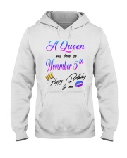 november a queen5 Hooded Sweatshirt tile