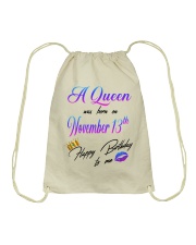 november a queen13 Drawstring Bag tile