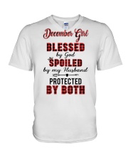 December Girl V-Neck T-Shirt tile