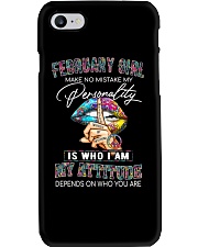 February Girl Phone Case tile