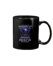 16 november break me Mug tile
