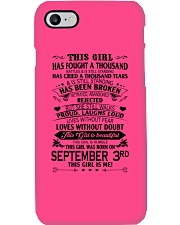 3 september this girl Phone Case tile