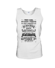 3 september this girl Unisex Tank tile