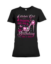 October Girl Premium Fit Ladies Tee tile