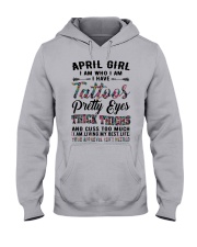 April Girl Hooded Sweatshirt front