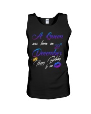 december a queen29 Unisex Tank tile