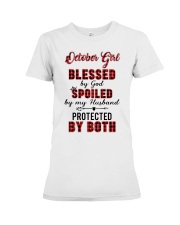 October Girl Premium Fit Ladies Tee tile