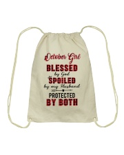 October Girl Drawstring Bag tile