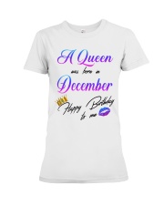 december a queen Premium Fit Ladies Tee tile