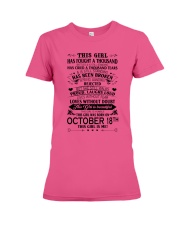 18 october this girl Premium Fit Ladies Tee tile