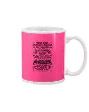 18 october this girl Mug tile