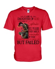 September Daughter V-Neck T-Shirt tile