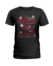 November Queen 30 Ladies T-Shirt thumbnail