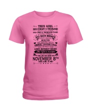 8 november this girl Ladies T-Shirt tile