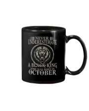 October A Black King Mug tile