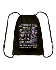 Girl October Drawstring Bag tile