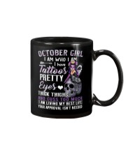 Girl October Mug tile