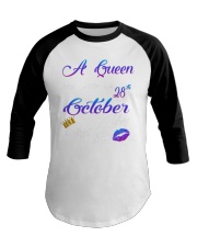 october a queen28 Baseball Tee tile