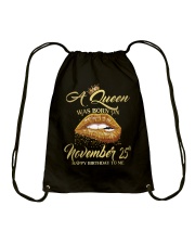 November Queen 25 Drawstring Bag thumbnail