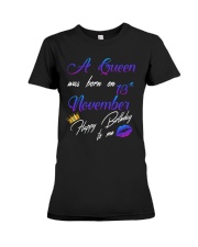 november a queen13 Premium Fit Ladies Tee tile