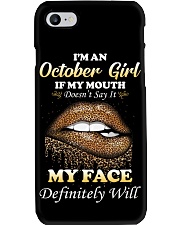 October Girl Phone Case tile