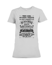 23 december this girl Premium Fit Ladies Tee tile