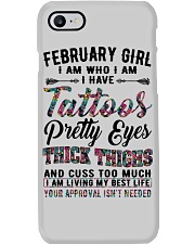 February Girl Phone Case tile