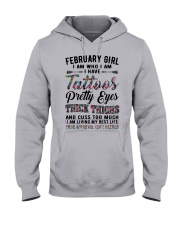 February Girl Hooded Sweatshirt front
